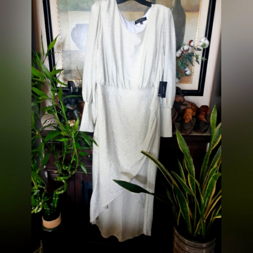 Dress hi/ lo White